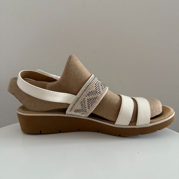 Naturalizer - Off White - Sandals with Beading - Size 8 - Picture 4 of 10